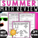 3rd Grade Math Summer Review | Digital and Printable | Mat