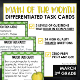 3rd Grade Math Task Cards Differentiated | Math Spiral Rev