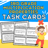 3rd Grade Math Task Cards: Multiplication Properties 3.OA.B.5