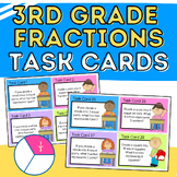 3rd Grade Math Task Cards: Understand a Fraction 3.NF.A.a
