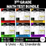 3rd Grade Printable Math Test Bundle