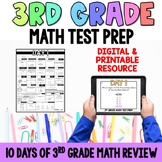 3rd Grade Math Test Prep Review | Digital & Printable