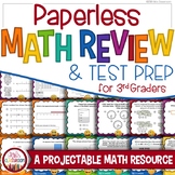 Paperless Math Review & Morning Work: 3rd Grade Math Game 