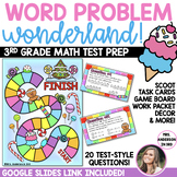 3rd Grade Math Test Prep- Word Problem Wonderland