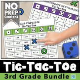 3rd Grade Math Tic Tac Toe Game Bundle