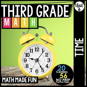 Preview of 3rd Grade Math: Time to the Minute