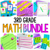 3rd Grade Math Workshop & Guided Math Bundle | Distance Learning