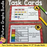 3rd Grade Math Use and Make Picture Graphs Task Cards Bundle