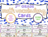 3rd Grade Math Vocabulary Cards