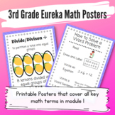 3rd Grade Math Vocabulary Posters: Multiplication
