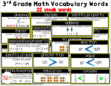 3rd Grade Math Vocabulary Words