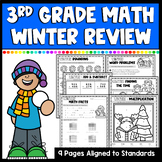 3rd Grade Math Winter Math Packet | Test Prep, Homework, Assessments