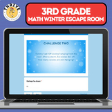 3rd Grade Math Winter WORD PROBLEM ESCAPE ROOM - Google Forms