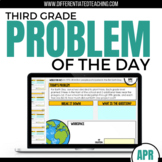 3rd Grade Math Word Problem of the Day | April Digital Mat