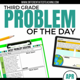 3rd Grade Math Word Problem of the Day | April Math Proble