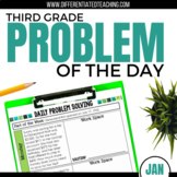 3rd Grade Math Word Problem of the Day | January Math Prob