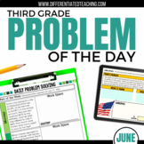3rd Grade Math Word Problem of the Day | June Math Problem
