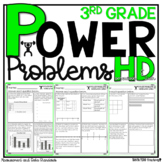 3rd Grade Math Word Problems Homework Printables Measurement DISTANCE LEARNING