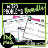 3rd Grade Math Word Problems Intervention & Progress Monit