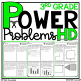3rd Grade Math Word Problems | Test Prep YEARLONG BUNDLE | HOMEWORK Digital