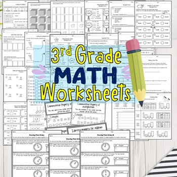 Preview of 3rd Grade Math Worksheets PDF