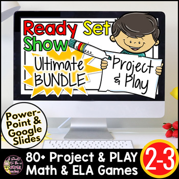 Preview of 3rd Grade Math and ELA Games | 2nd Grade Math and ELA Games ULTIMATE BUNDLE