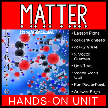 Preview of 3rd Grade Matter Unit
