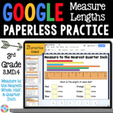 Measurement Activity Worksheets Measuring Length to the Ne