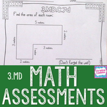 Preview of 3rd Grade Measurement & Data Math Assessments