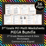 3rd Grade Measurement & Data Worksheets: 3rd Grade Math Wo