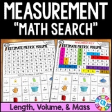 3rd Grade Measurement Math Search {3.MD.2, 3.MD.4}