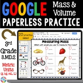 3rd Grade Measuring Mass and Volume {3.MD.2} Google Classroom