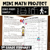 3rd Grade Mini Math Project Math Test Prep Algebraic Think