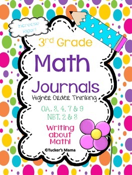 Preview of 3rd Grade Mixed Math Journals