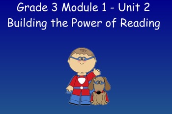 Preview of 3rd Grade-Module 1 Unit 2 -Building the Power of Reading (Aligned to CCLS)