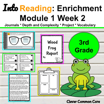 Preview of 3rd Grade Module 1 Week 2 Enrichment Supplement Into Reading