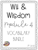 3rd Grade Module 4 Vocabulary Wit & Wisdom