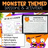 3rd Grade Monster Themed Activities for Halloween