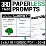 3rd Grade Morning Work - 3rd Grade Writing Prompts For the