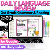3rd Grade Morning Work - Digital Daily Language Review BUN