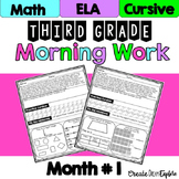 3rd Grade Morning Work Math and ELA