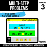 3rd Grade Multi-Step Problem Solving | Digital Centers | G