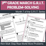 3rd Grade Multi-Step Word Problems | March Math Problem Solving (G.R.I.T.)