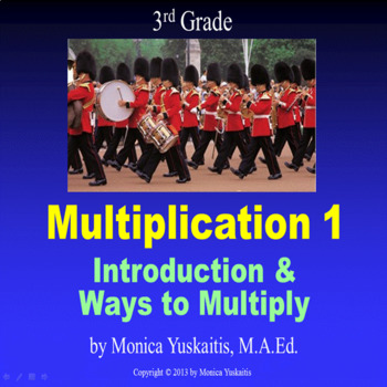 Preview of 3rd Grade Multiplication 1 - Introduction & Ways to Multiply Powerpoint Lesson