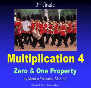 Preview of 3rd Grade Multiplication 4 - Zero & One Property Powerpoint Lesson