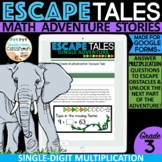 3rd Grade Multiplication | Digital Escape Tale for Google 