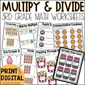 Preview of 3rd Grade Multiplication & Division Strategies, Properties and Word Problems