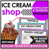 3rd Grade Multiplication Division Strategies Ice Cream Roo