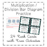 Multiplication & Division Math Task Cards - Tape Bar Diagr