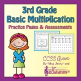 3rd Grade Multiplication Fluency & Review Packet | Digital